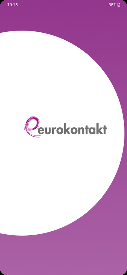 Eurokontakt - mobilna aplikacija - naslovna